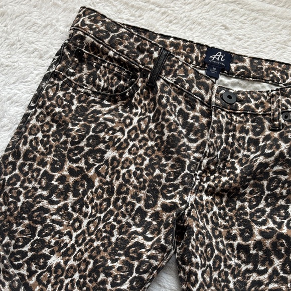Authentic Icon Denim - Fun Leopard Print Jeans